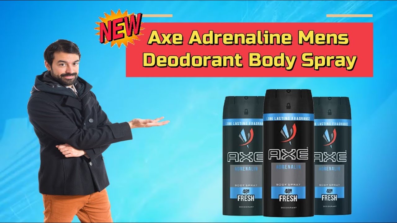 Middel Voorverkoop Stadium Axe Adrenaline Mens Deodorant Body Spray, 150ml || LSSONLINEMART - YouTube