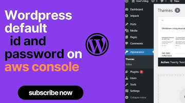 How to find default user and password for Bitname WordPress on AWS #aws #wordpress
