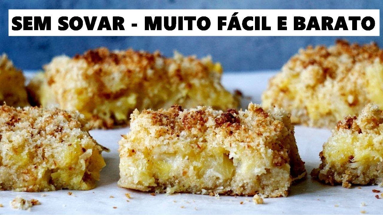 BOLO/TORTA CRUMBLE DE ABACAXI COM COCO INCRÍVEL / vegana e deliciosa