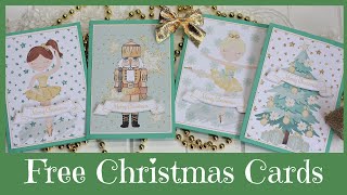 Free Christmas Card Printable ~ DIY Christmas Cards @papercraftsecrets