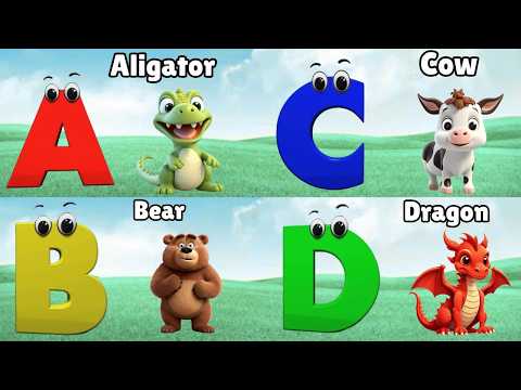 Alphabet Animals Song | Learn the ABC Alphabet Animals Song for Kids | ABC Alphabet Phonics Song