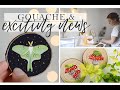 Studio Vlog 62 | Painting Wood Slices, Packing Orders, &amp; an Exciting Announcement ♡ Art Vlog