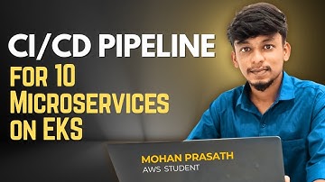 Student DevOps Showcase: CI/CD Workflow for 10 Microservices on AWS EKS
