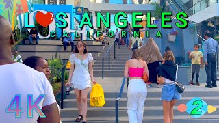 Los Angeles Hollywood Walk Part 2/3, California USA 4K - UHD