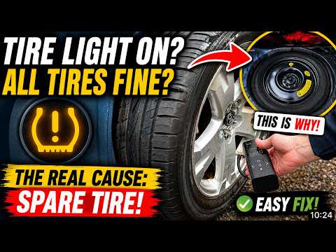 Tire Pressure Light On But All 4 Tires Fine? Check THIS Hidden Tire! (Toyota RAV4 Fix)