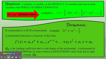 Graphing Polynomials Part 1