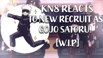 KAIJU NO.8 REACTS TO NEW RECRUIT AS GOJO SATORU!||W.I.P||