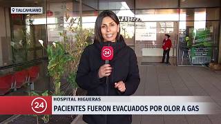 Realizan evacuación preventiva en Hospital Las Higueras por olor a gas | 24 Horas TVN Chile