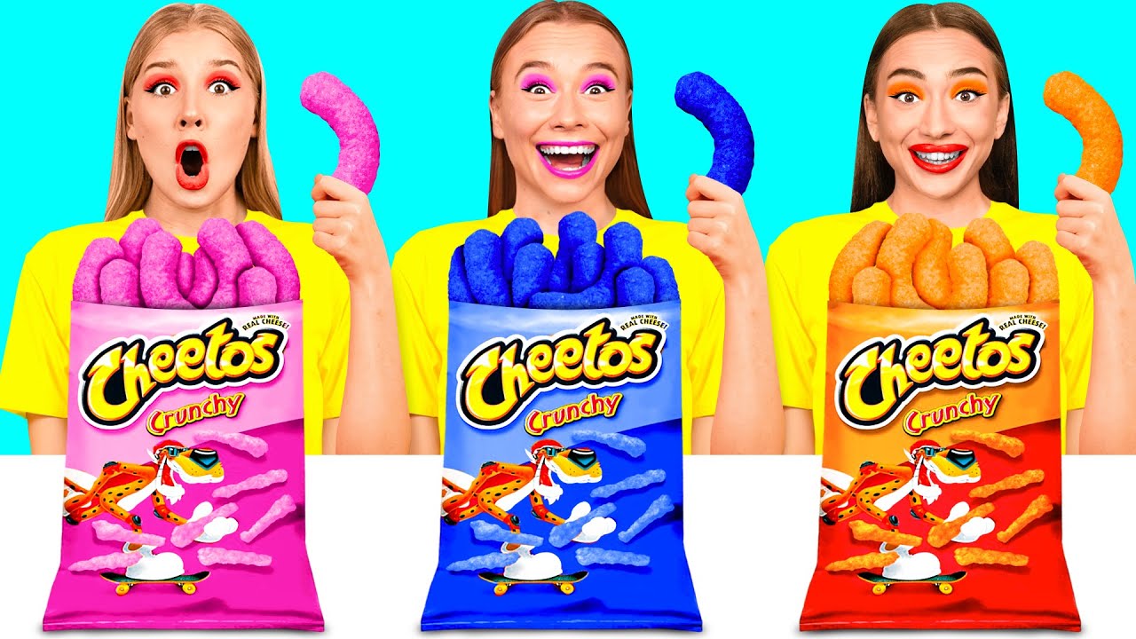 24 Часа Едим Еду Одного Цвета Челлендж от GoFun Challenge