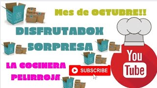 DISFRUTABOX MES OCTUBRE 2021// RECETA FÁCIL!!// ECONÓMICA!!! // MUY TRADICIONAL