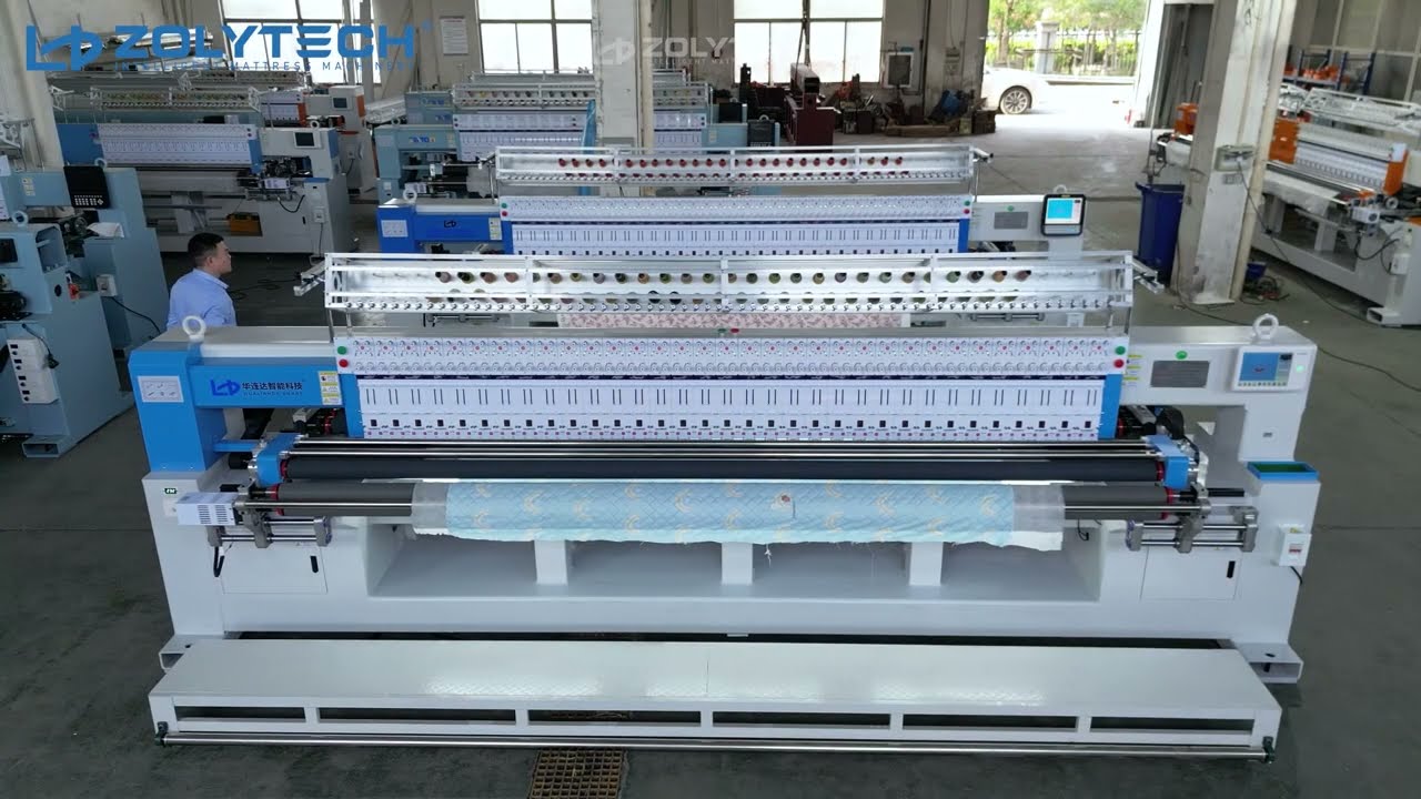 ZLT-2-1 33 Heads High Speed Quilting Embroidery Machine For Car