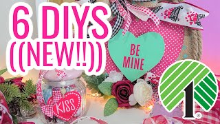 💖((NEW!!)) 6 DIY DOLLAR TREE DECOR CRAFTS ~EASY!!~Valentine's Decor 💖Olivia's Romantic Home DIY