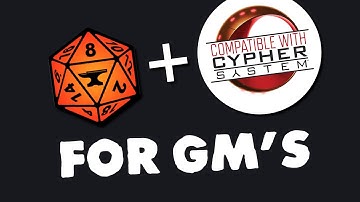 FoundryVTT for Cypher - GM Edition