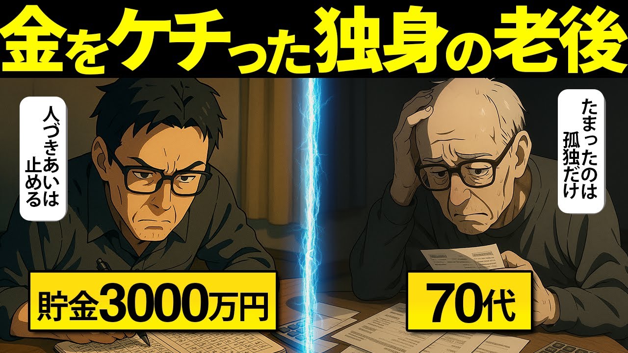 【漫画】シニア世代が異常な節約でお金だけを貯めたらどうなるのか【50代 60代・資産運用&年金】