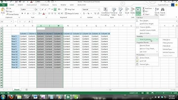 Learn Excel (In-Depth) Full Course Part 21: How to Delete Hide & Unhide Rows Columns & Cells 2010