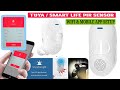 Tuya smart life wireless Motion Sensor Alarm with 100dB Siren WIFI & Mobile App setup