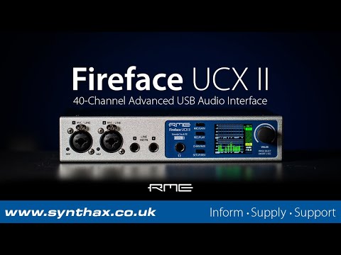 RME Fireface UCX II: First Look at RME&rsquo;s 40-Channel Advanced USB Audio Interface