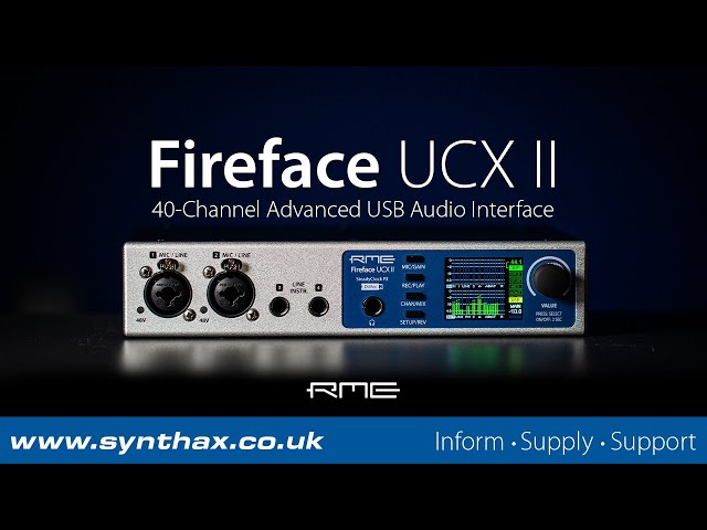 Аудіоінтерфейс RME Fireface UCX II