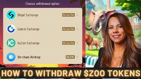 How To Claim and Withdraw $Zoo Airdrop Token To Exchange | Kucoin, Bitget, Gate.io | $Zoo Token