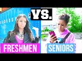 Freshman Year Vs. Senior Year! | Krazyrayray