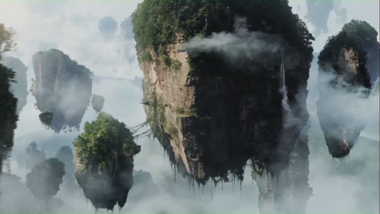 montañas que inspiraron el paisaje de la película “Avatar” - YouTube