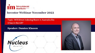 Will Direct Indexing Boom in Australia like it has in the US?