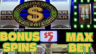 MAX BET BONUS SPINS! Old School Big Times Pay Casino Classic Slot Machine screenshot 1