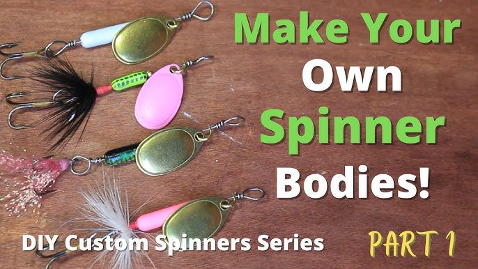 Homemade & Custom Fishing Lures - DIY Bucktail spinners for big muskie pike  walleye & bass 