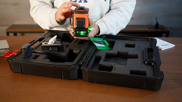 Dovoh 4x360 Laser level with Self leveling - Unboxing