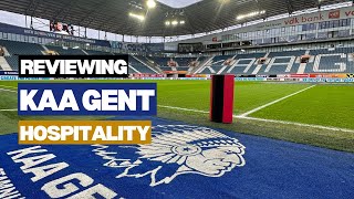 Reviewing KAA Gent 🇧🇪 hospitality at the Ghelamco Arena 👀