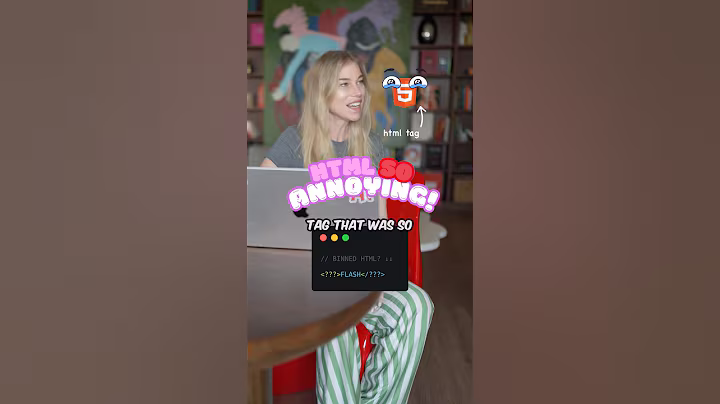 HTML so annoying it got binned 🗑️