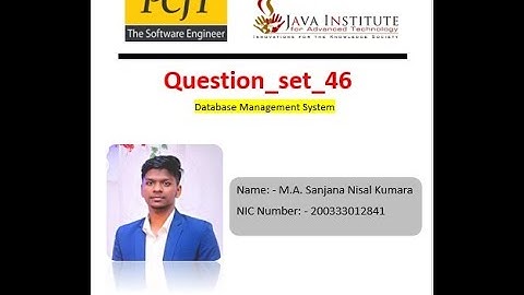 DBMS Question 46