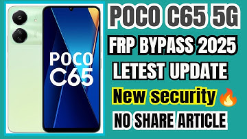 Redmi Poco c65 5g Frp Unlock 2025// Android 14// letest update Security // New Tricks// ❌no settings