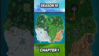 The Evolution Of the Fortnite Map 😱🥺