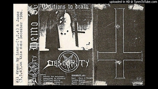 Obscurity - Ovations To Death Full Demo 86