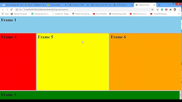 Nested HTML Frames
