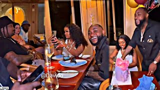 Davido celebrates Chioma's Birthday at Jamaica last night with many celebrities