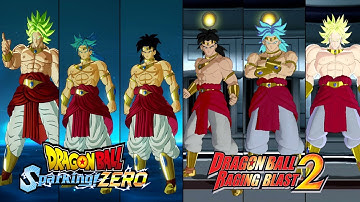 Sparking! ZERO vs Raging Blast 2 – Broly Z Ultimate Super Attacks Comparison