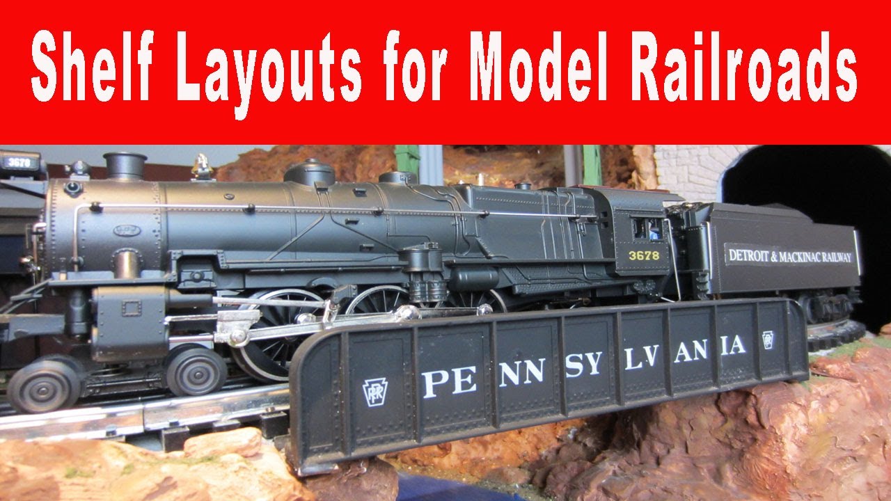 Shelf Layouts for Model Railroads - YouTube