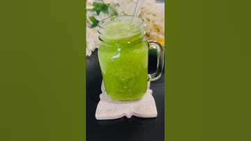 Green Healthy Smoothie...#spinach #greenapple #cucumber  #shortvideo