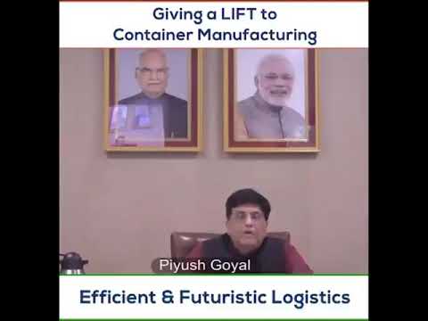 CONCOR has been able to provide LIFT to container manufacturing