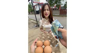 Beli telur dapet 1juta kaka cantik berhati malaikat