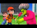 Scary Teacher 3D - Nick and Tani vs Ms.TZombie - Bluebuzz Animation