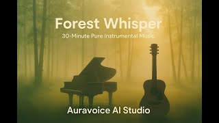 Forest Whisper 30 Minutes Of Pure Relaxing Piano Guitar Instrumental Music No Vocals