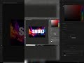 Cinematic Smoke Text Photoshop 🚀🔥
