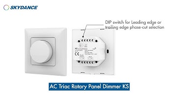 how is a AC Triac Panel Dimmer working ?