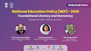 NEP- 2020 (Foundational Literacy and Numeracy)