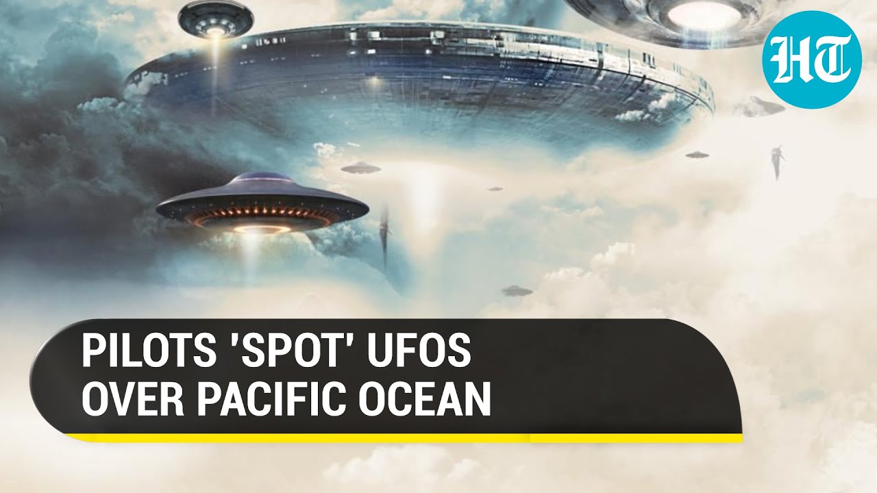 Pilots flying over Pacific Ocean claim to have spotted multiple UFOs -  report