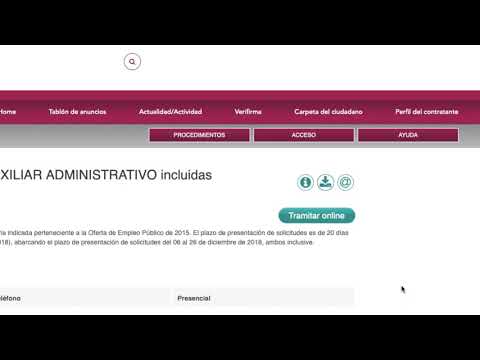 Sede electrónica: Instrucciones para participar en procesos selectivos del Ayuntamiento de Murcia