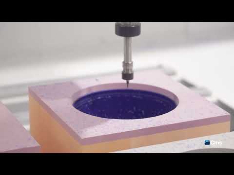 CMS athena - machining of lamp dome